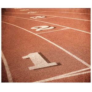 Track and Field Wall Art, 20x24 Canvas Ready to Hang